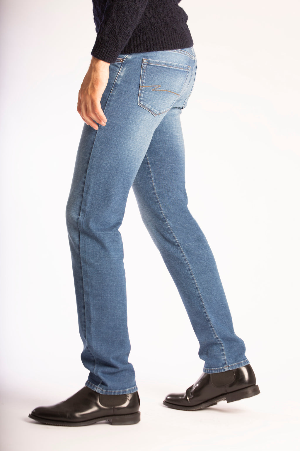 GEORGE 12 - 921 WASHED BLUE DENIM