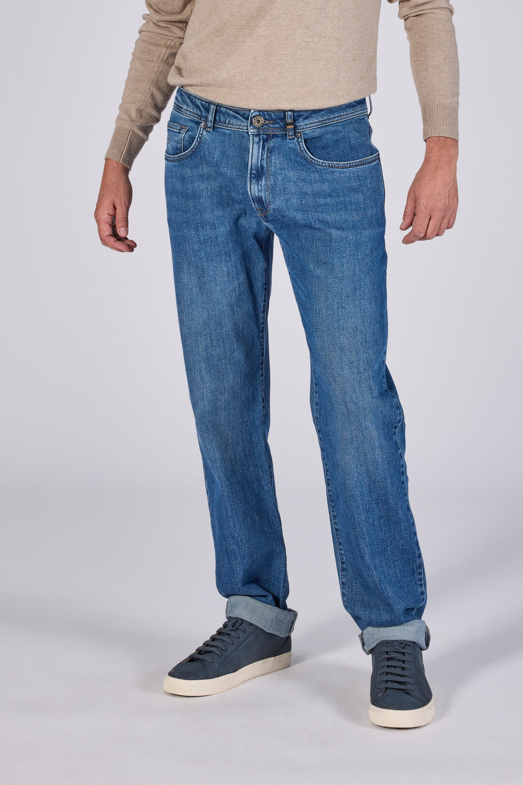 GEORGE 16 WASHED BLUE DENIM