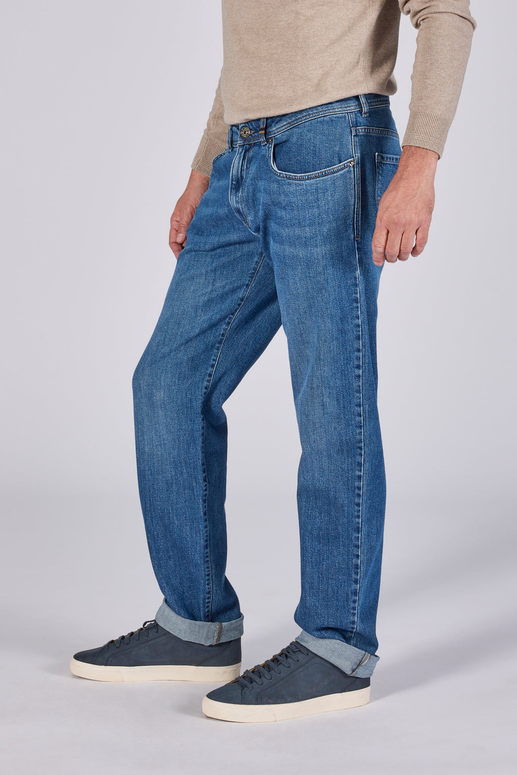 GEORGE 16 WASHED BLUE DENIM