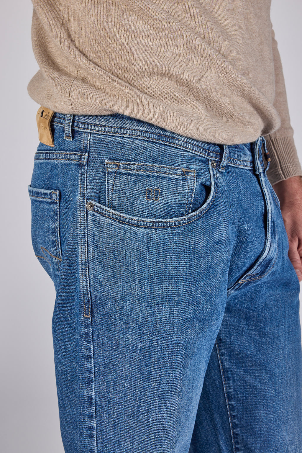 GEORGE 16 WASHED BLUE DENIM