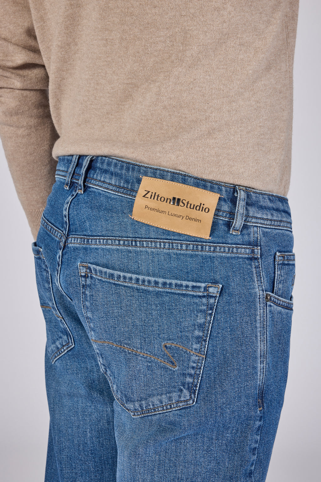 GEORGE 16 WASHED BLUE DENIM