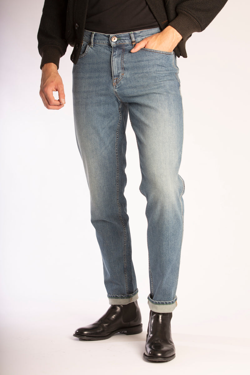 GREG 03 - 920 MID BLUE DENIM