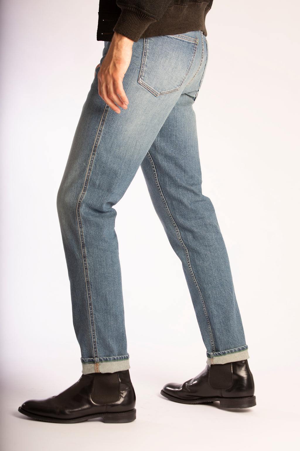 GREG 03 - 920 MID BLUE DENIM